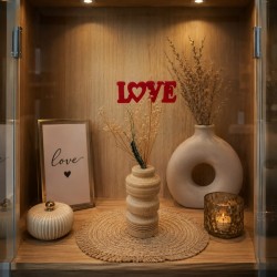 Ahşap Dekoratif Ürün 7x15cm(Kayın Ağacından)